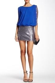  Royal Blue/silver Sequin-dress
