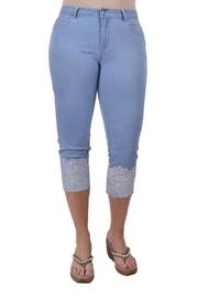  Jeweled Lace Capri