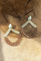  Semi-precious Draped Earrings