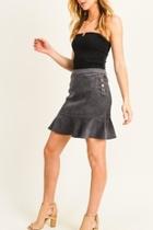  Corduroy Ruffle Skirt