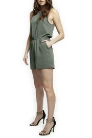  Elastic Waist Romper W Pockets