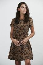  Corduroy Cheetah Dress