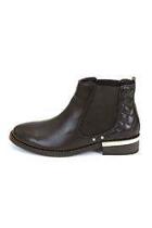  Quilted Detail Bootie