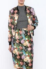  Faux Painted Leather Bomber