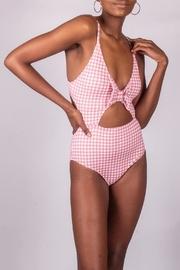  Pink One-piece Swimsuit