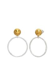  Hoopla Sterling/24k Earring