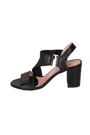  Black Elastic High-heel