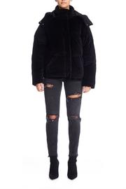  Velour Puffer Jacket