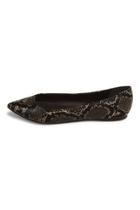  Talia Snakeskin Flats