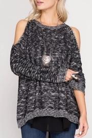  Chiffon Knit Sweater