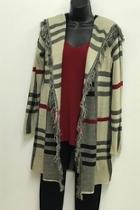  Tartan Plaid Cardi