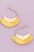  Fringe Hoop Earring