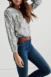  Paisley Peasant Top
