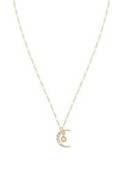  Cz Moon Necklace