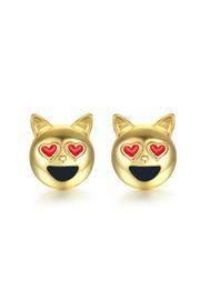  Kitty Emoji Earrings