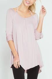  Roll Up Sleeve Top
