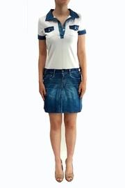  Denim Printing Dress