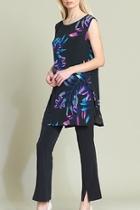  Tropical Leaf Tunic
