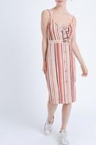  Striped Crinkle Dress