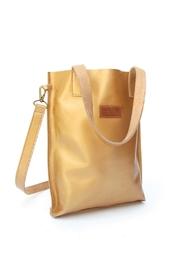  Metallic Leather Tote