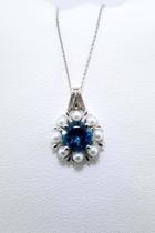  Blue Topaz Necklace