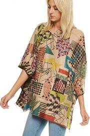  Colorful Knit Poncho