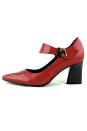  Red Leather Pump