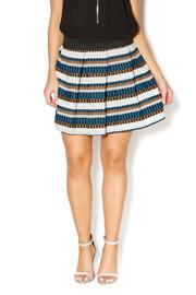  High Waisted Striped Skirt