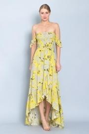 Strapless Smocked Maxi-dress