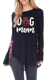  Plaid Dog-mom Tee