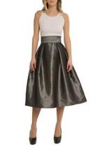  Silver Taffeta Ball-skirt