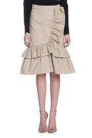  Camel Ruffle Skirt