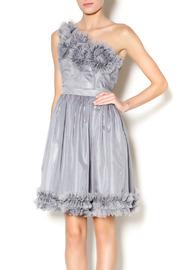  Ruffle Trim Dress