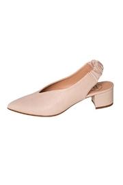  Pink-rose, Leather, Slingbacks