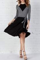  Layered Wrap Dress