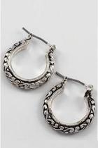  Small Silver Hoops