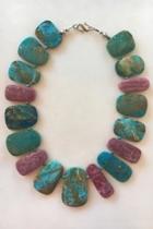  Ruby Zoisite Necklace