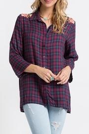  Embroidered Flannel Tunic