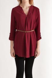  Challis Belted Shirt