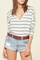 Striped Long Sleeve Top