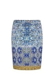  Mosaic Print Skirt