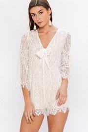 White Lacey Romper