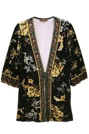  Floral Velvet Tunic