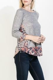  Grey Mosiac Top