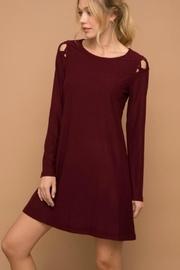 Shoulder/detail Jersey Dress