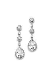  Pear Cz Earring