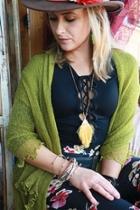  Yellow-fringe Burst Necklace