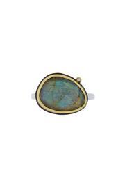  Labradorite & Gold Ring