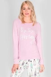 Peachy Graphic Top