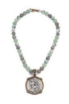  Beaded Medallion Necklace